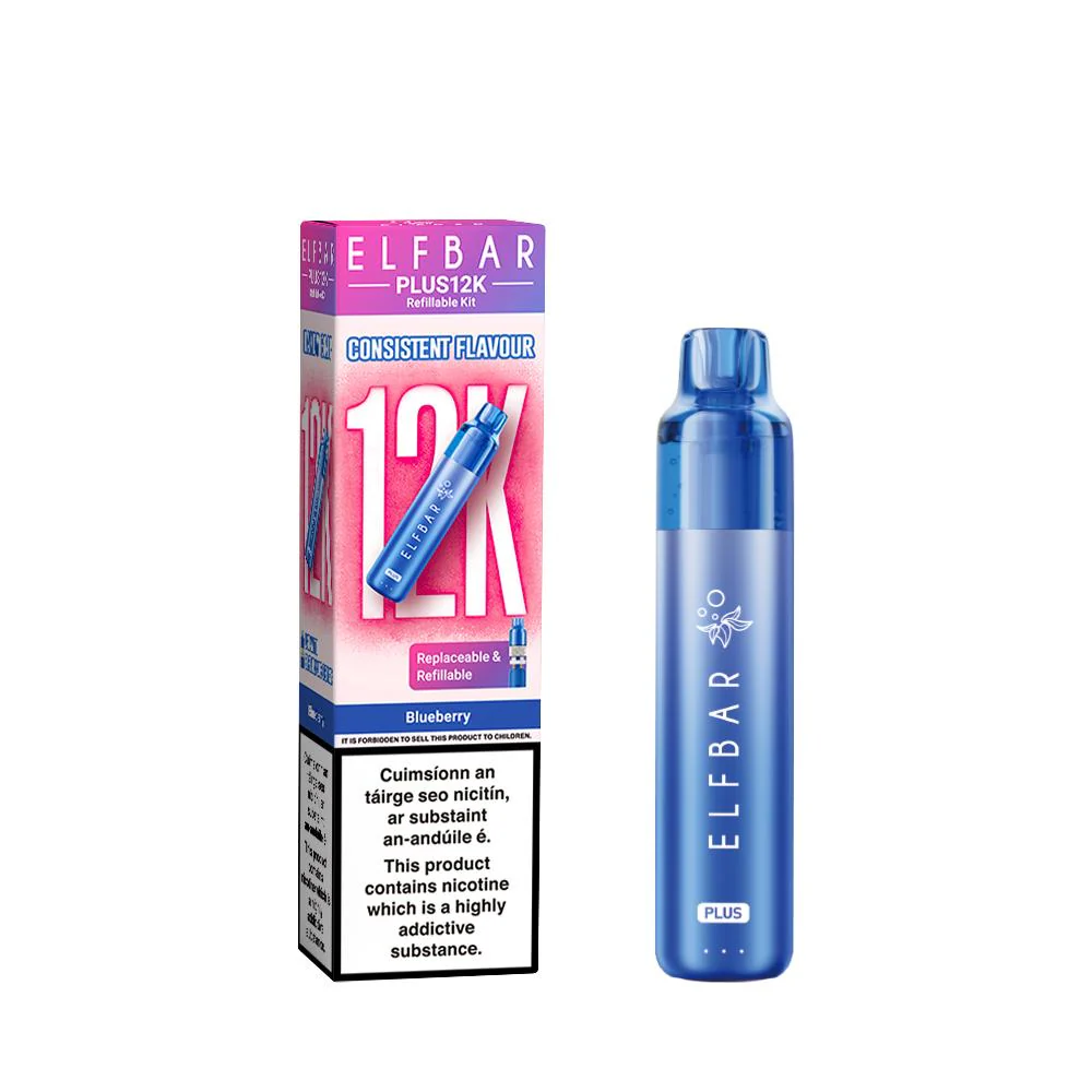 Elf Bar: Elfplus 12K Kit Blueberry 2ml 20mg